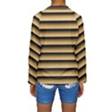 Golden Line Background Kids  Long Sleeve Swimwear View2