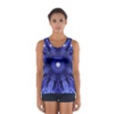 Tech Neon And Glow Backgrounds Psychedelic Art Women s Sport Tank Top  View1