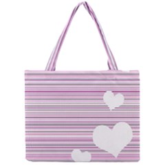Pink Valentines Day Design Mini Tote Bag by Valentinaart