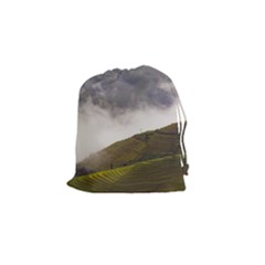 Agriculture Clouds Cropland Drawstring Pouches (small) 
