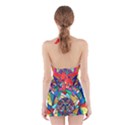 Blue Ray Transcendance Grid - Halter Swimsuit Dress View2