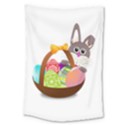 Easter Bunny Eggs Nest Basket Large Tapestry View1