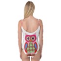 Owl Colorful Patchwork Art Camisole Leotard  View2