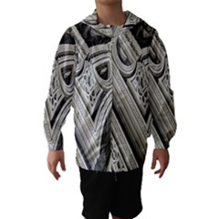 Arches Fractal Chaos Church Arch Hooded Wind Breaker (kids)