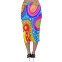 Doodle Pattern Midi Pencil Skirt View2