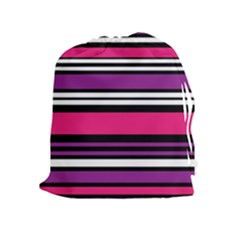 Stripes Colorful Background Drawstring Pouches (extra Large)