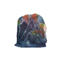 Abstract Digital Art Drawstring Pouches (Medium)  View1