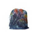 Abstract Digital Art Drawstring Pouches (Medium)  View2