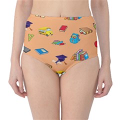 School Rocks! High-waist Bikini Bottoms