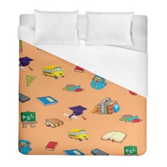 School Rocks! Duvet Cover (full/ Double Size) by athenastemple