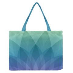 Lotus Events Green Blue Purple Medium Zipper Tote Bag by Alisyart
