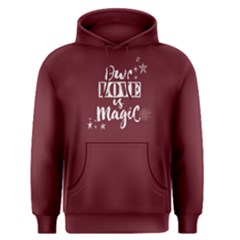 Red Our Love Is Magic Men s Pullover Hoodie by FunnySaying