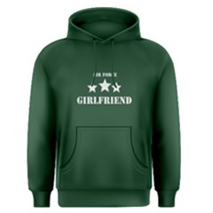 Green Air Force Girlfriend  Men s Pullover Hoodie by FunnySaying