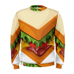 Sandwich Breat Chees Men s Sweatshirt by Alisyart