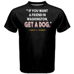 Get A Dog - Men s Cotton Tee by FunnySaying