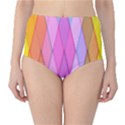 Graphics Colorful Color Wallpaper High-Waist Bikini Bottoms View1