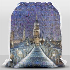 London Travel Drawstring Bag (large)