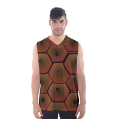 Psychedelic Pattern Men s Basketball Tank Top