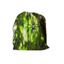 Spider Spiders Web Spider Web Drawstring Pouches (Large)  View2