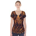Animal Background Cat Cheetah Coat Short Sleeve Front Detail Top View1
