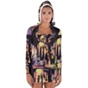 Street Colorful Abstract People Women s Long Sleeve Hooded T-shirt View1