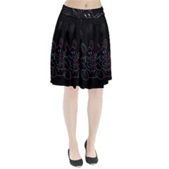Easter Bunny Hare Rabbit Animal Pleated Skirt