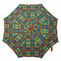 Pop Art Abstract Design Pattern Hook Handle Umbrellas (Medium) View1