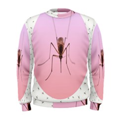 Mosquito Pink Insect Blood Men s Sweatshirt by Alisyart