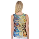 Background Structure Absstrakt Color Texture Women s Basketball Tank Top View2