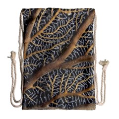 Trees Forests Pattern Drawstring Bag (large)