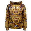 Chinese Dragon Pattern Women s Pullover Hoodie View1