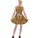 Chinese Dragon Pattern Velvet Skater Dress View2