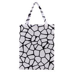 Seamless Cobblestone Texture Specular Opengameart Black White Classic Tote Bag by Alisyart