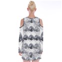 Disco Balls Velvet Long Sleeve Shoulder Cutout Dress View2