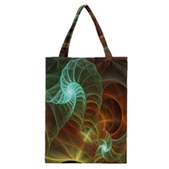 Art Shell Spirals Texture Classic Tote Bag by Simbadda