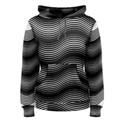 Two Layers Consisting Of Curves With Identical Inclination Patterns Women s Pullover Hoodie by Simbadda