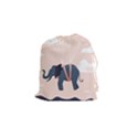 Digital Slon Parashyut Vektor Drawstring Pouches (Small)  View1