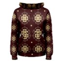 Seamless Ornament Symmetry Lines Women s Pullover Hoodie View1