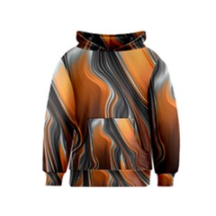 Fractal Structure Mathematics Kids  Pullover Hoodie by Simbadda