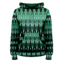 Green Triangle Patterns Women s Pullover Hoodie View1