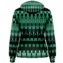 Green Triangle Patterns Women s Pullover Hoodie View2