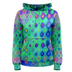 Background Texture Pattern Colorful Women s Pullover Hoodie by Simbadda