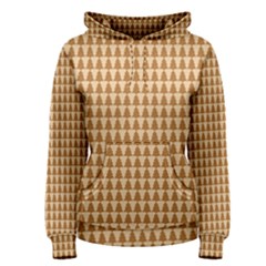 Pattern Gingerbread Brown Women s Pullover Hoodie