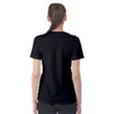 Black sorry i can t come to work, i fractured my motivation Women s Cotton Tee View2