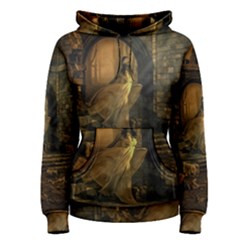 Woman Lost Model Alone Women s Pullover Hoodie