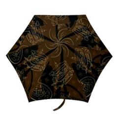 Coffe Break Cake Brown Sweet Original Mini Folding Umbrellas by Alisyart