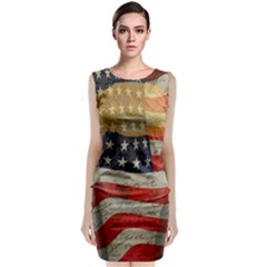 American President Classic Sleeveless Midi Dress