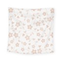 Floral pattern Square Tapestry (Small) View1