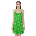 Fabric Shamrocks Clovers Satin Night Slip View1