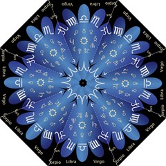 Astrology Birth Signs Chart Hook Handle Umbrellas (medium) by Amaryn4rt